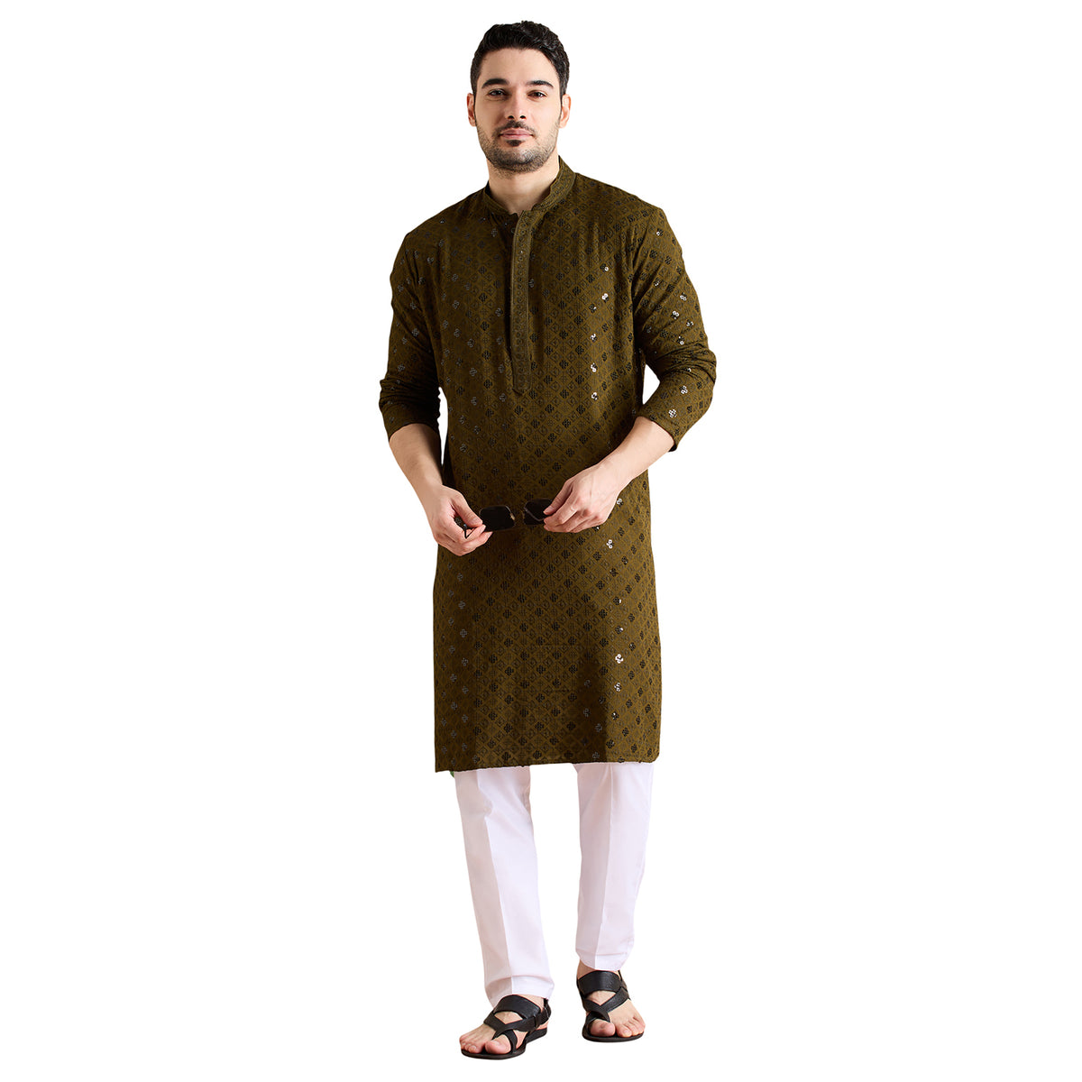 Chikankari Kurta Pyjama Set