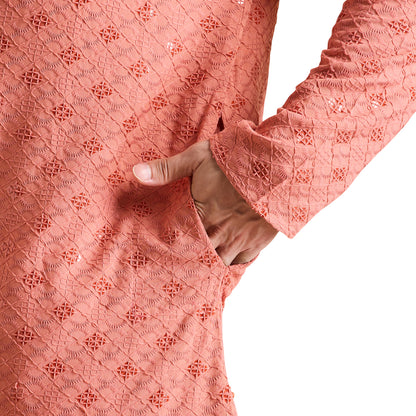 Chikankari Kurta Pyjama Set