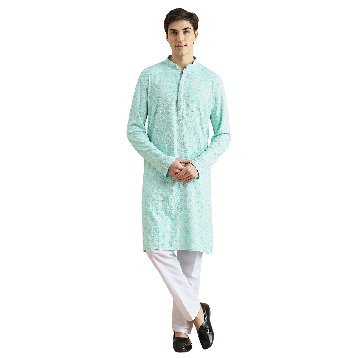 Chikankari Kurta Pyjama Set