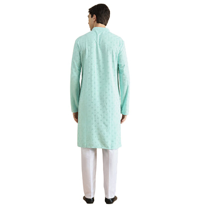 Chikankari Kurta Pyjama Set