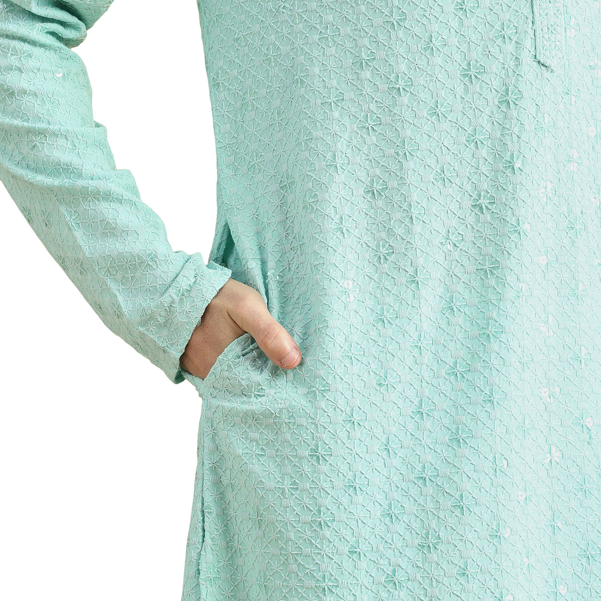 Chikankari Kurta Pyjama Set
