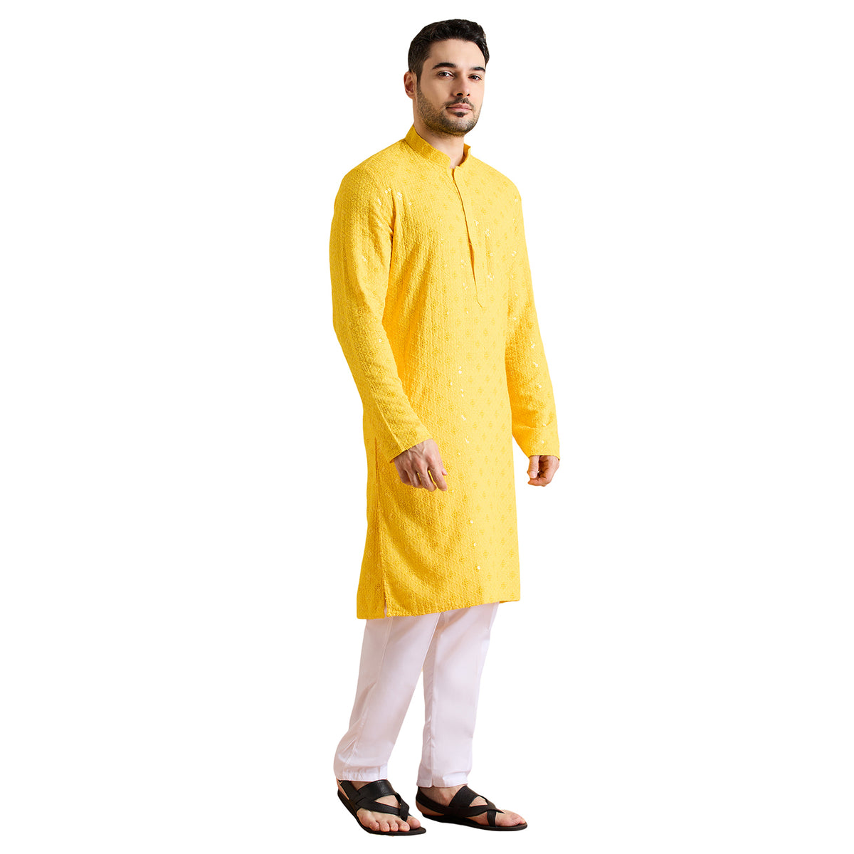 Chikankari Kurta Pyjama Set