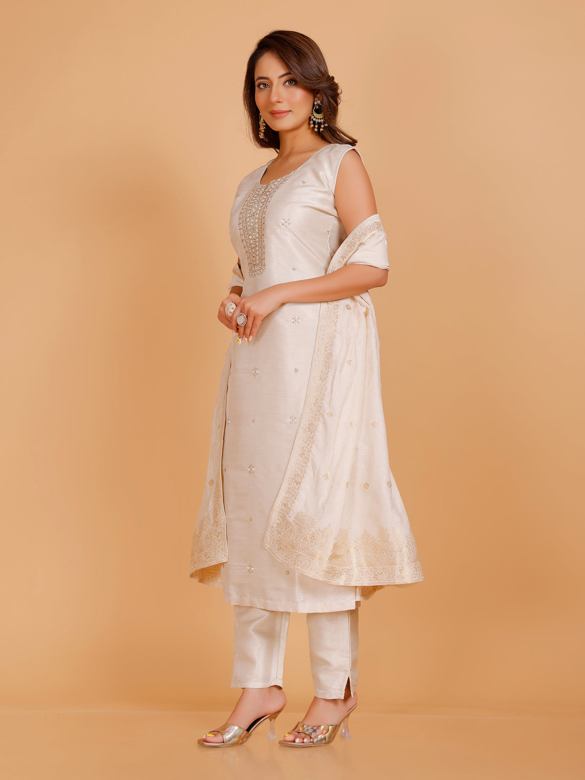 Grishma Silk Straight Suit
