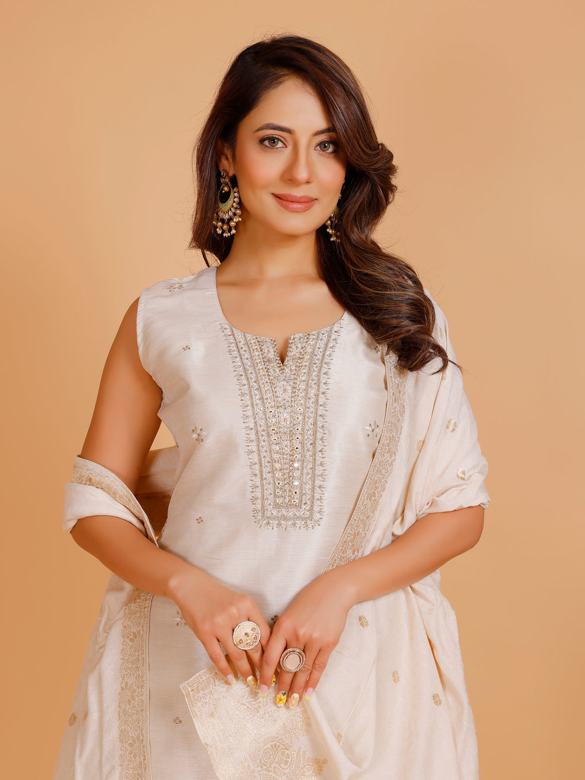 Grishma Silk Straight Suit