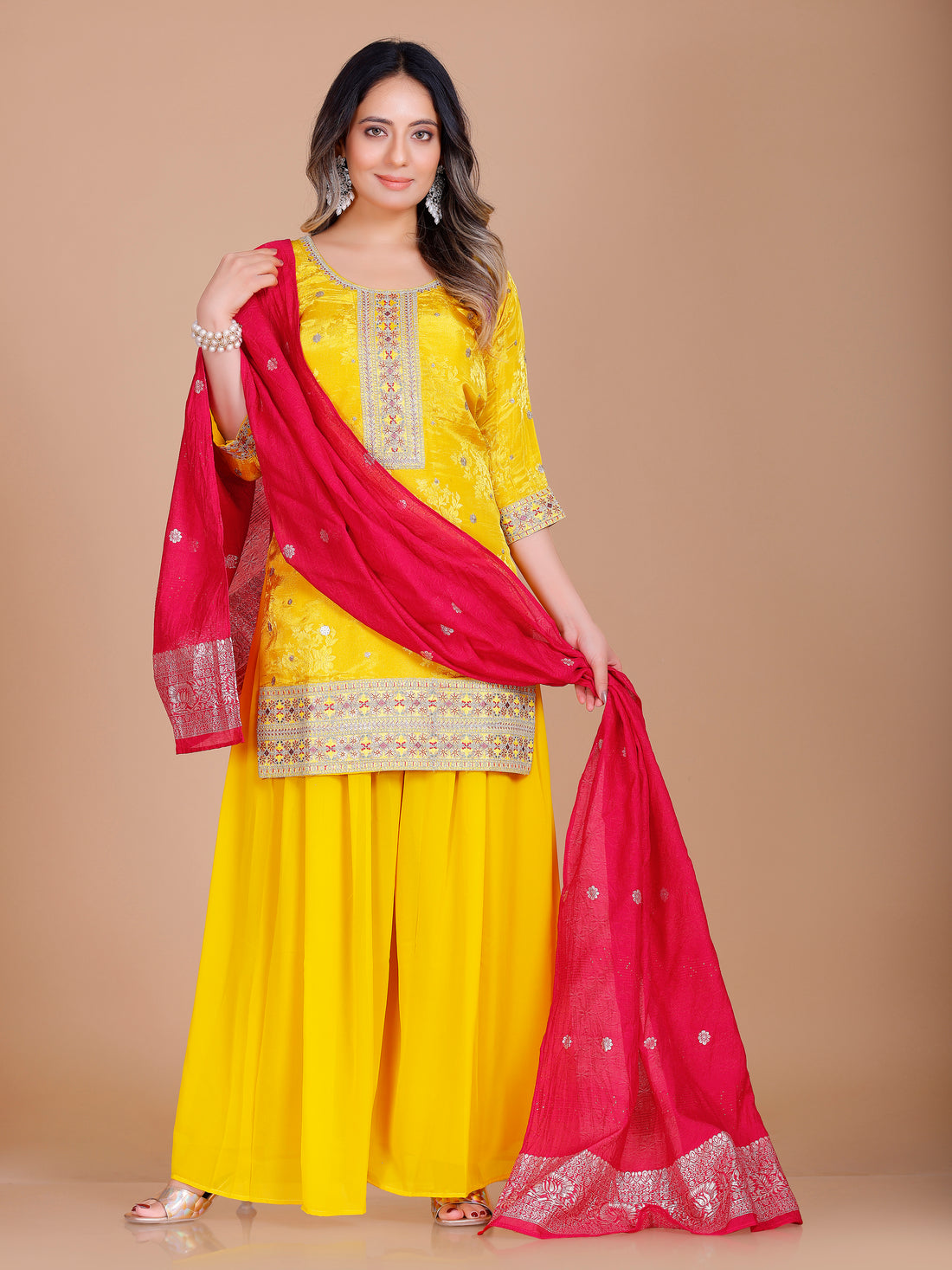 Kashish Palazzo Suit - Roop Darshan