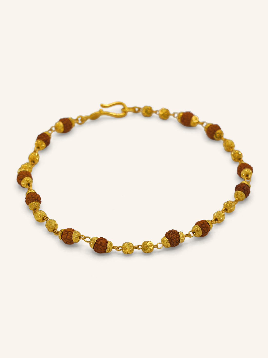 22ct Gold Rudraksha Bracelet