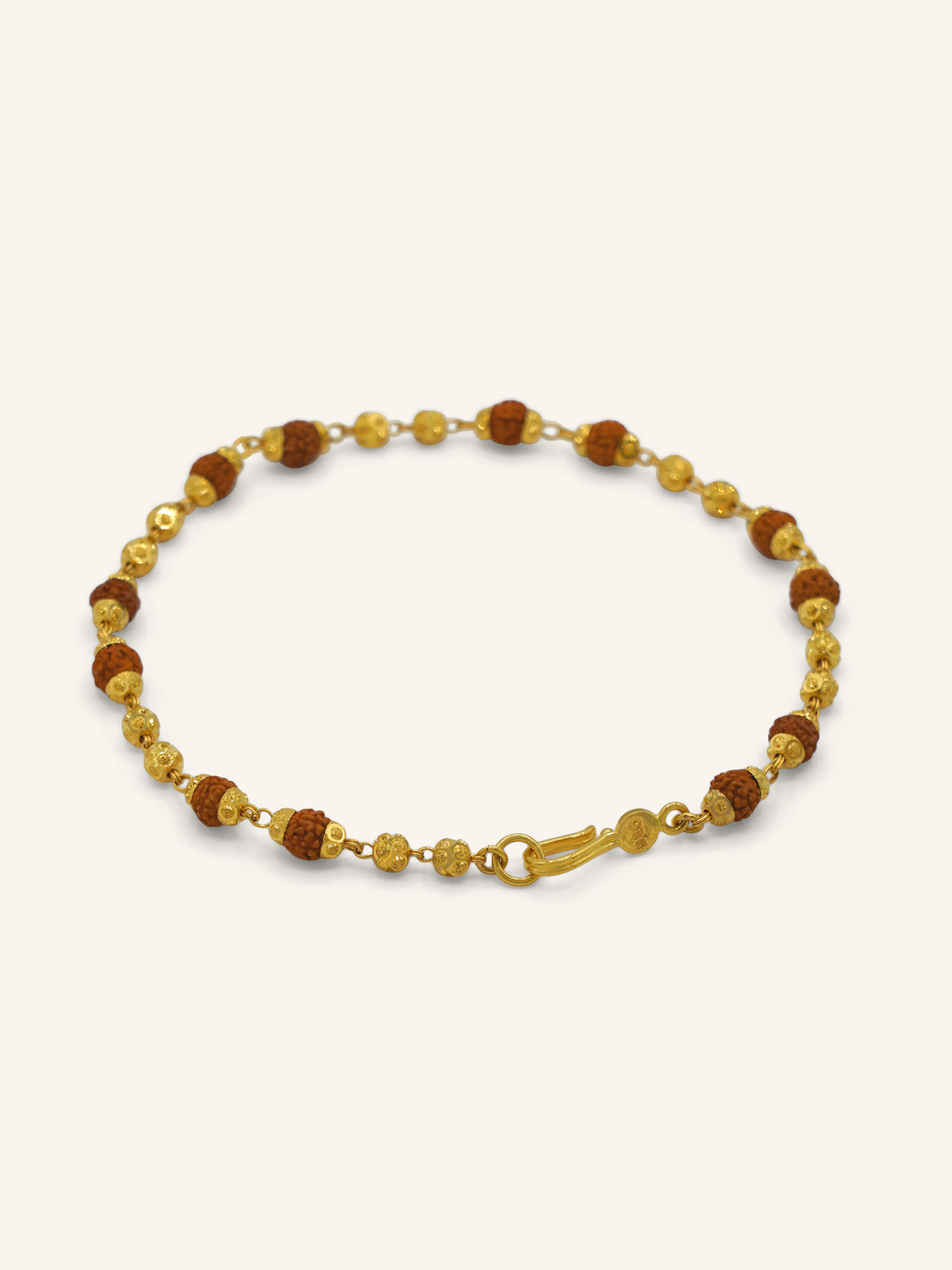 22ct Gold Rudraksha Bracelet