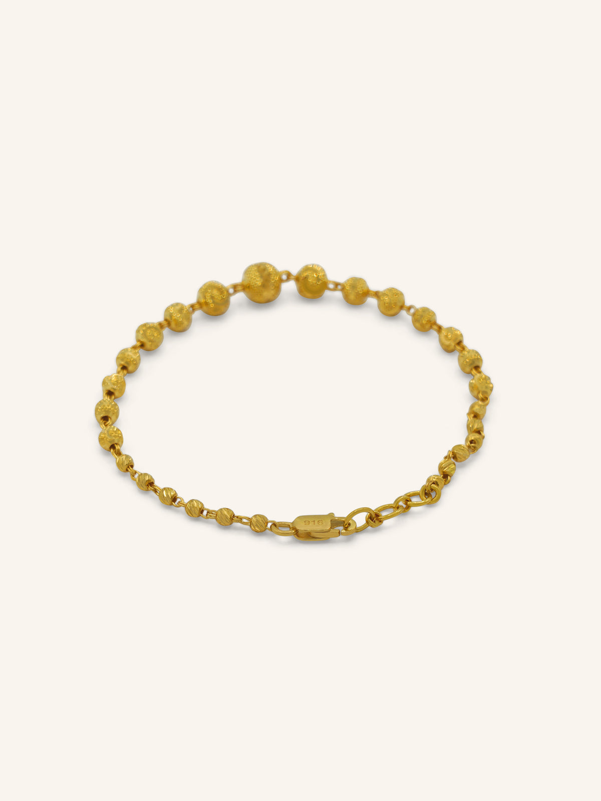 22ct Gold Ball Bracelet