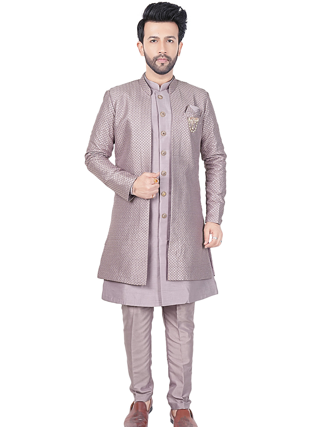 Mens Kurta Set With Jacket