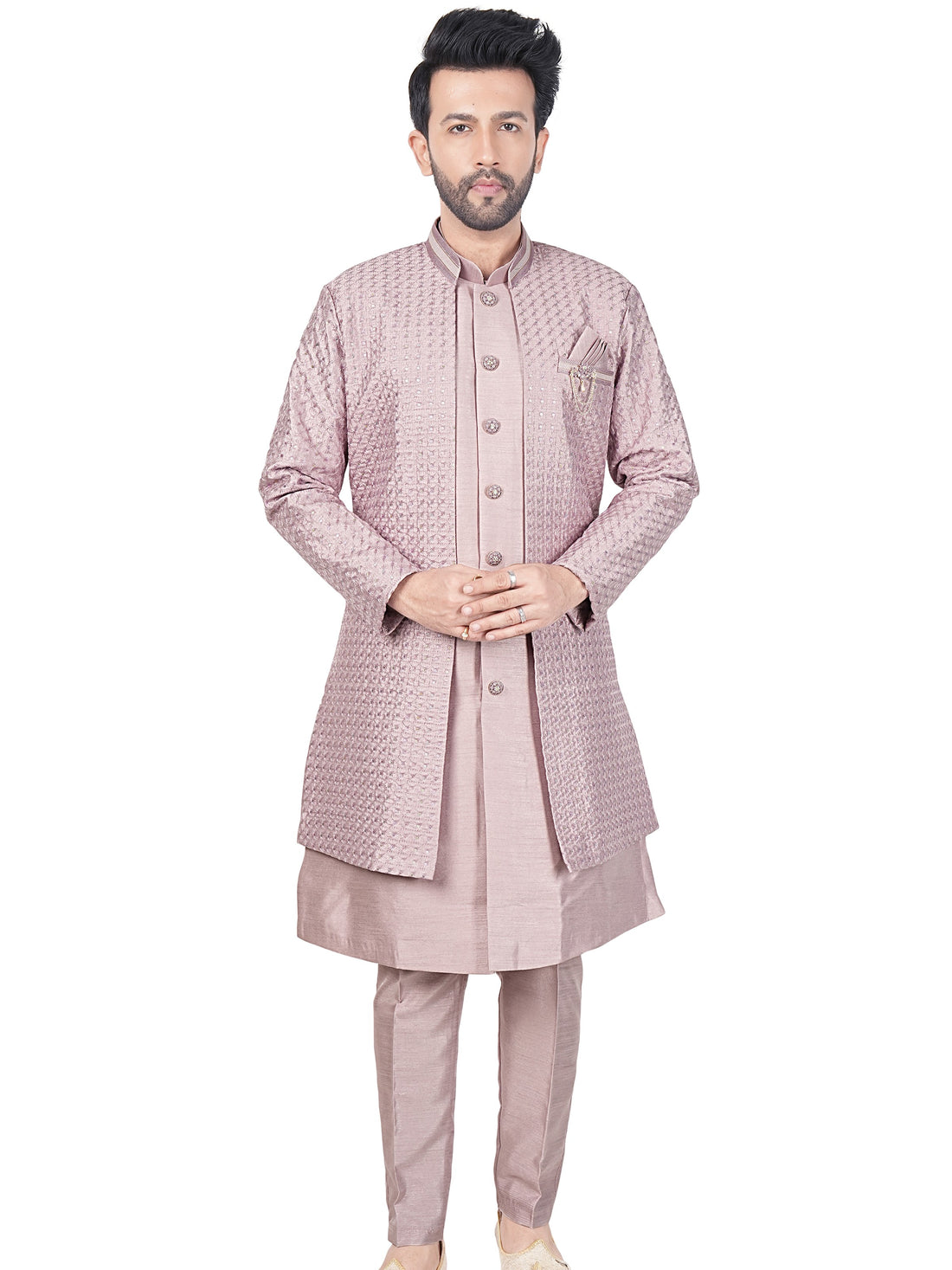Mens Kurta Set With Jacket