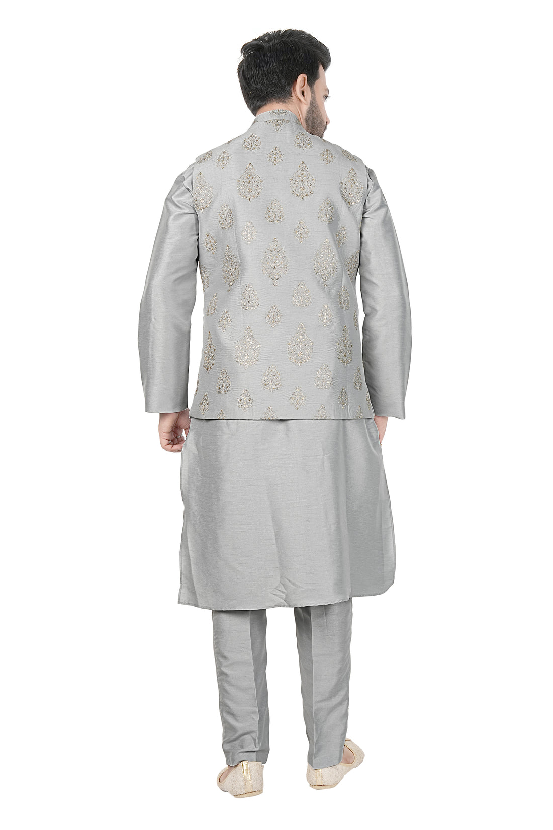 Mens Kurta Set With Jacket