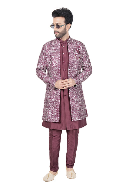 Mens Kurta Set With Jacket