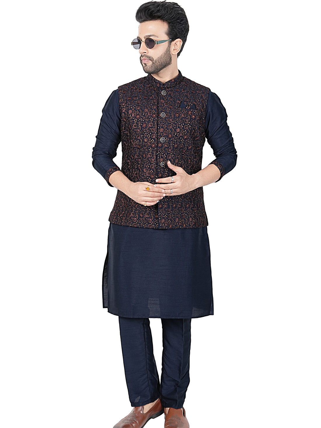 Mens Kurta Set With Jacket