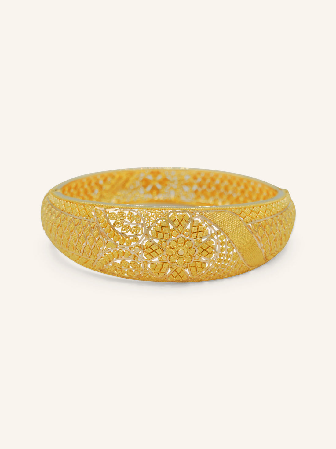 22ct Gold Screw Bangle - Roop Darshan