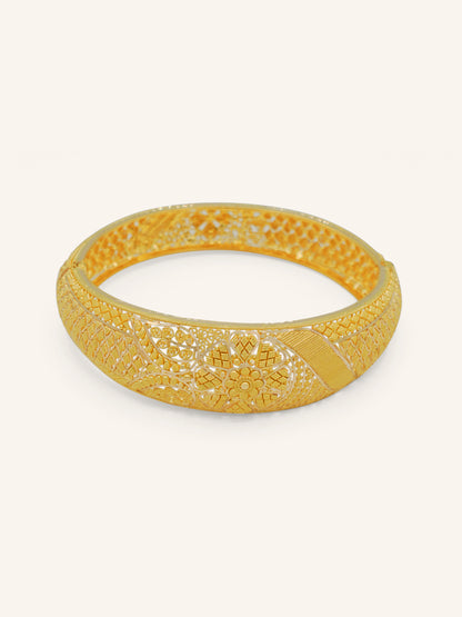 22ct Gold Screw Bangle