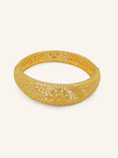 22ct Gold Screw Bangle
