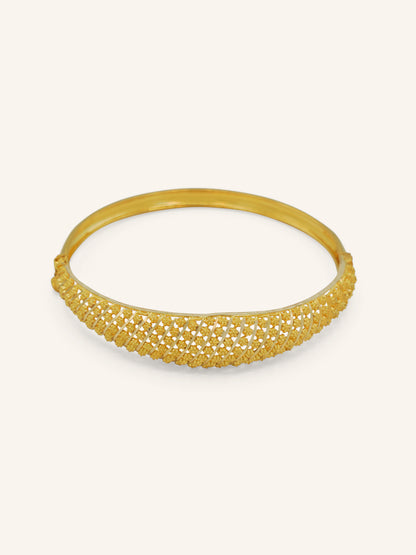 22ct Gold Screw Bangle