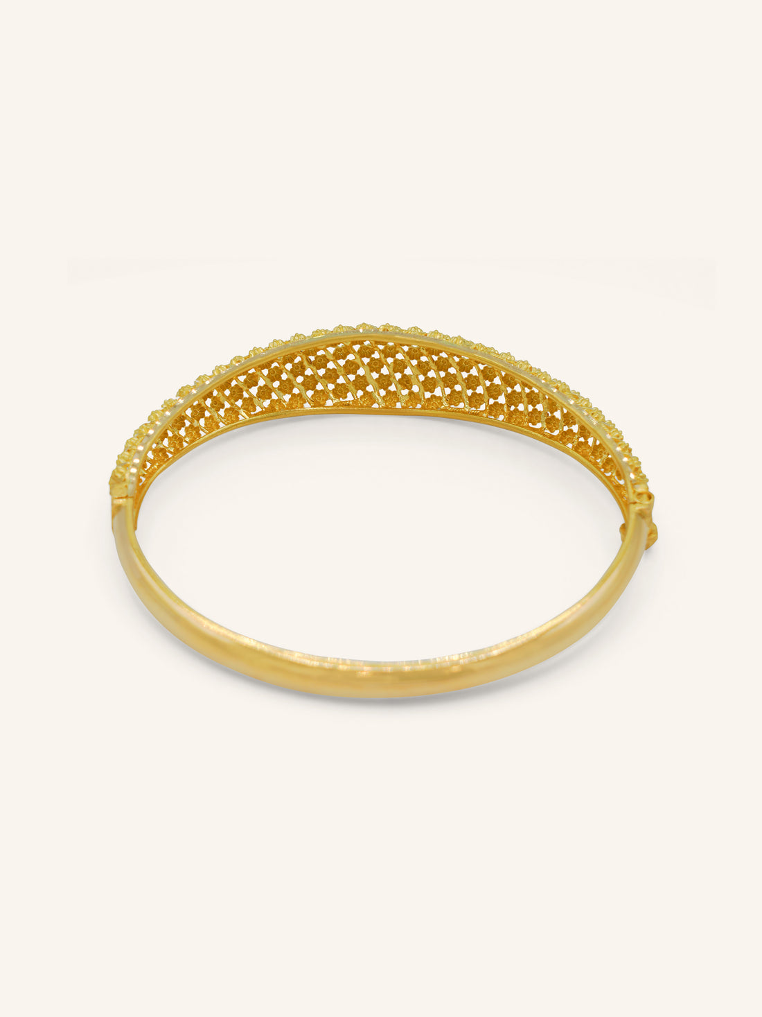22ct Gold Screw Bangle - Roop Darshan