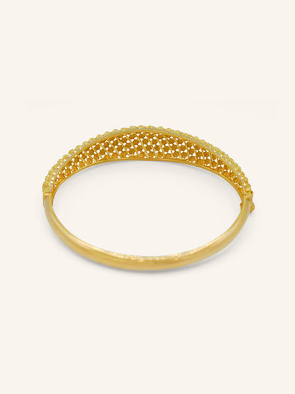 22ct Gold Screw Bangle