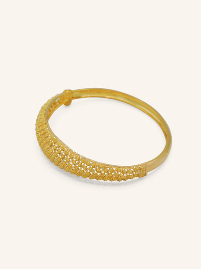 22ct Gold Screw Bangle