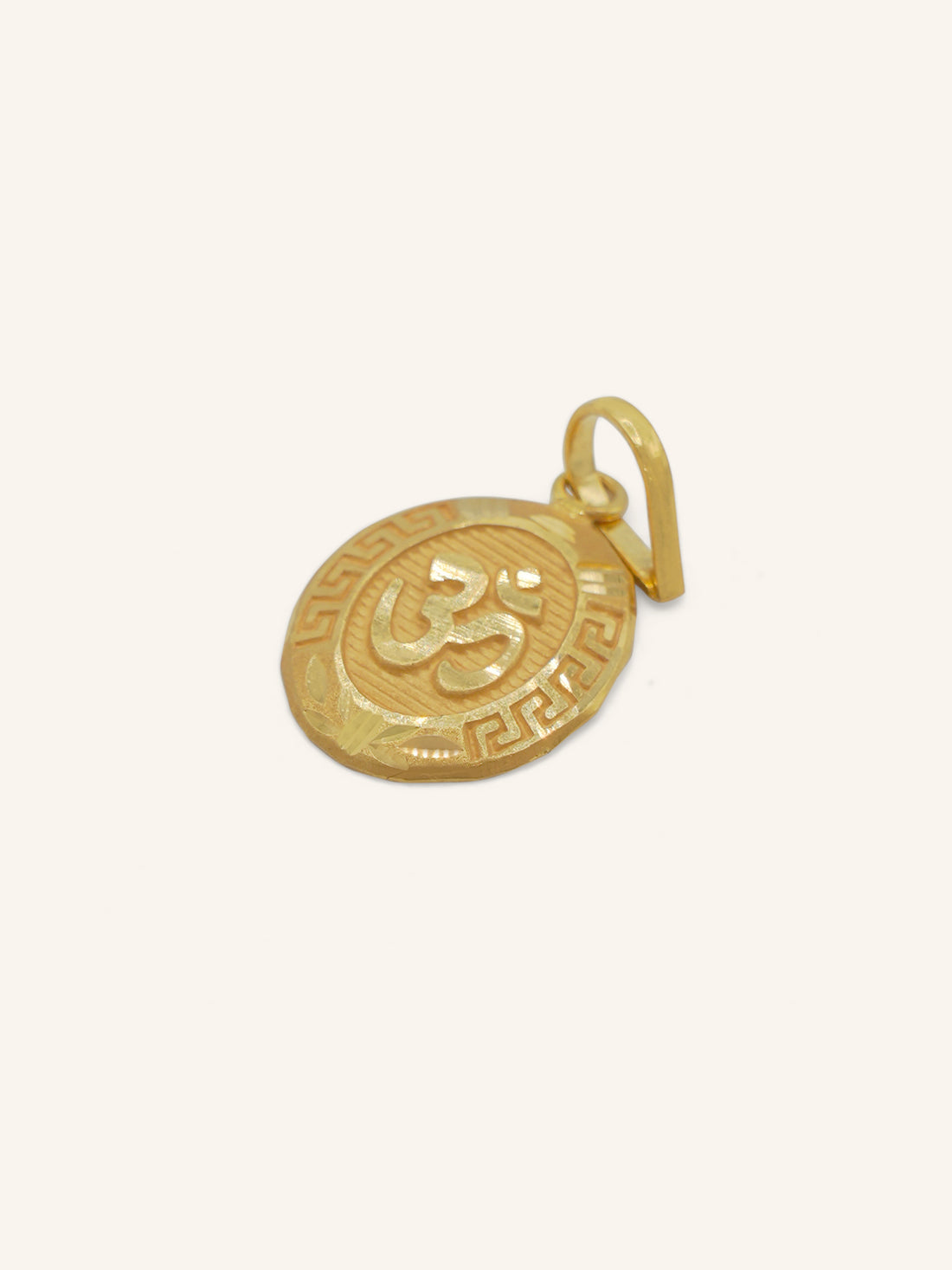 22ct Gold OM Pendant 0.67 GMS