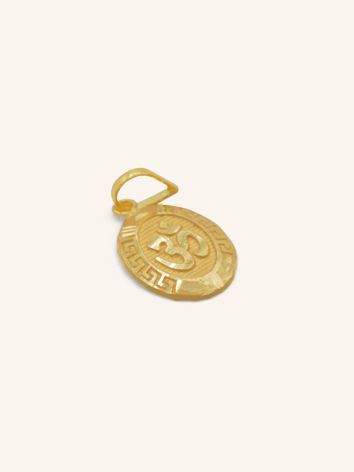 22ct Gold OM Pendant 0.67 GMS
