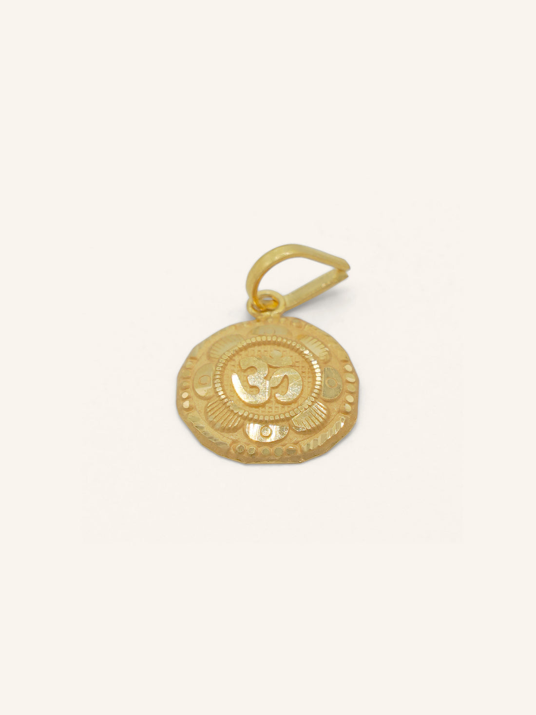 22ct Gold OM Pendant
