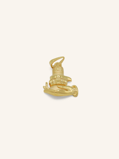 22ct Gold Shivling Pendant