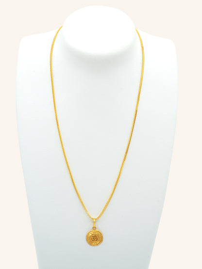 22ct Gold OM Pendant