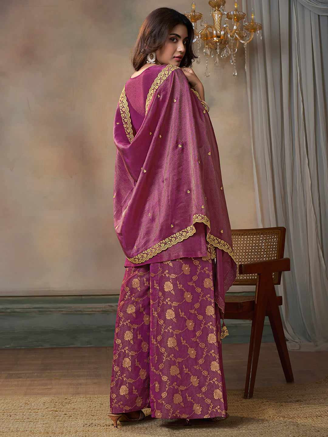 Naysa Palazzo Suit - Roop Darshan