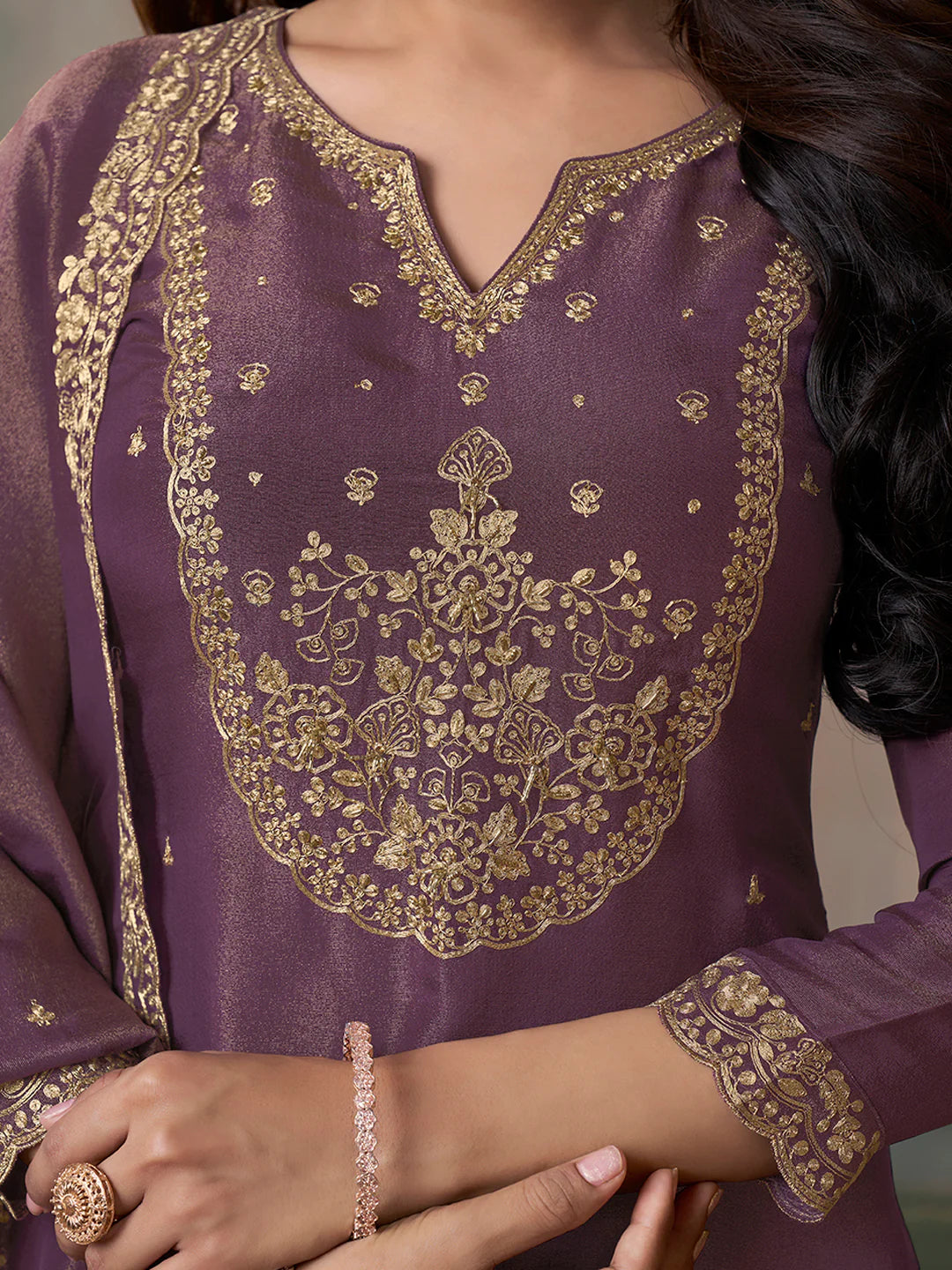 Naysa Palazzo Suit - Roop Darshan