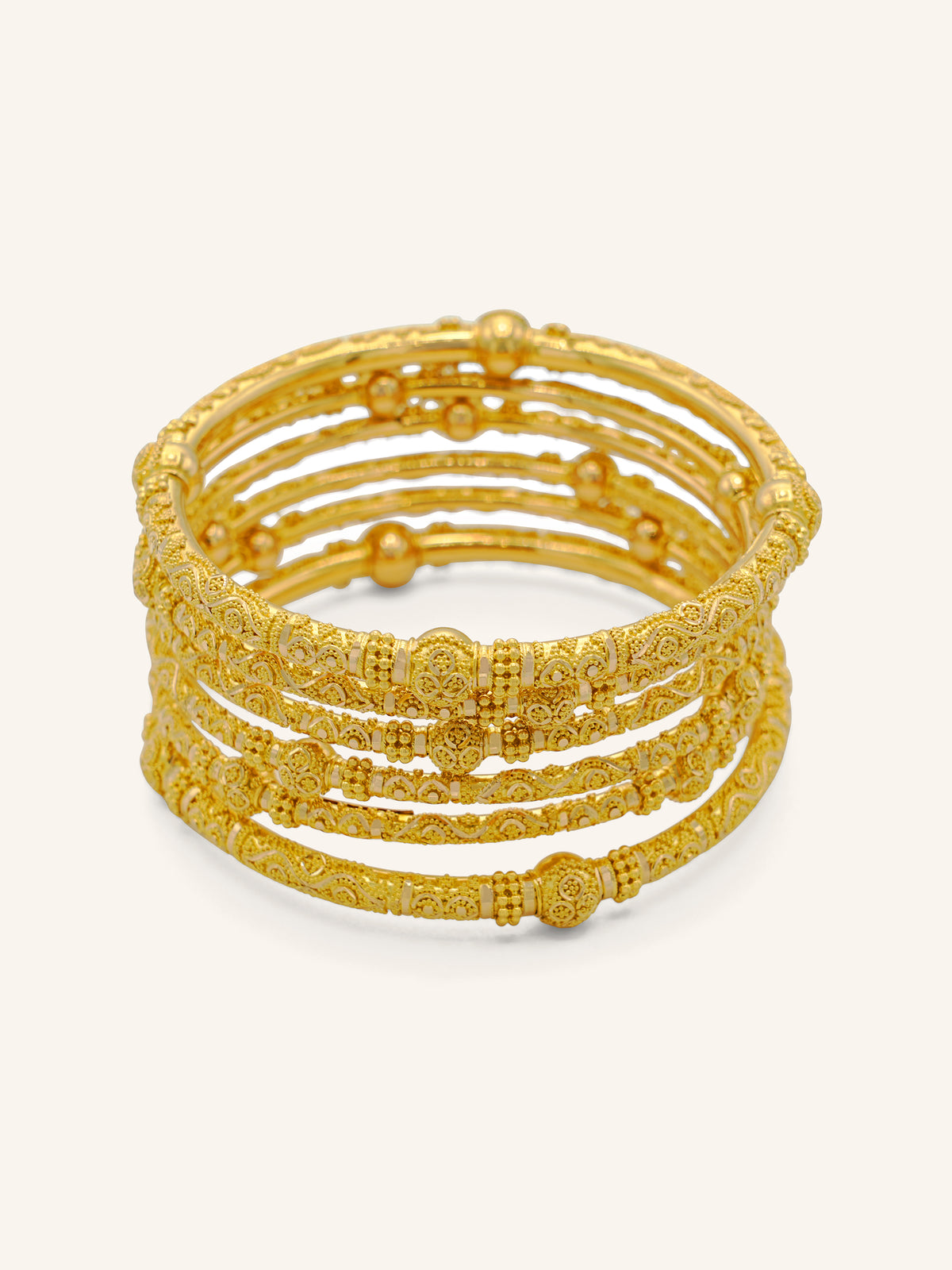 22ct Gold Bangles (6 pieces)