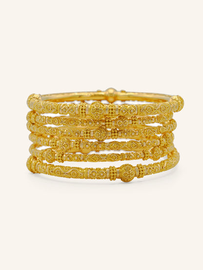 22ct Gold Bangles (6 pieces)