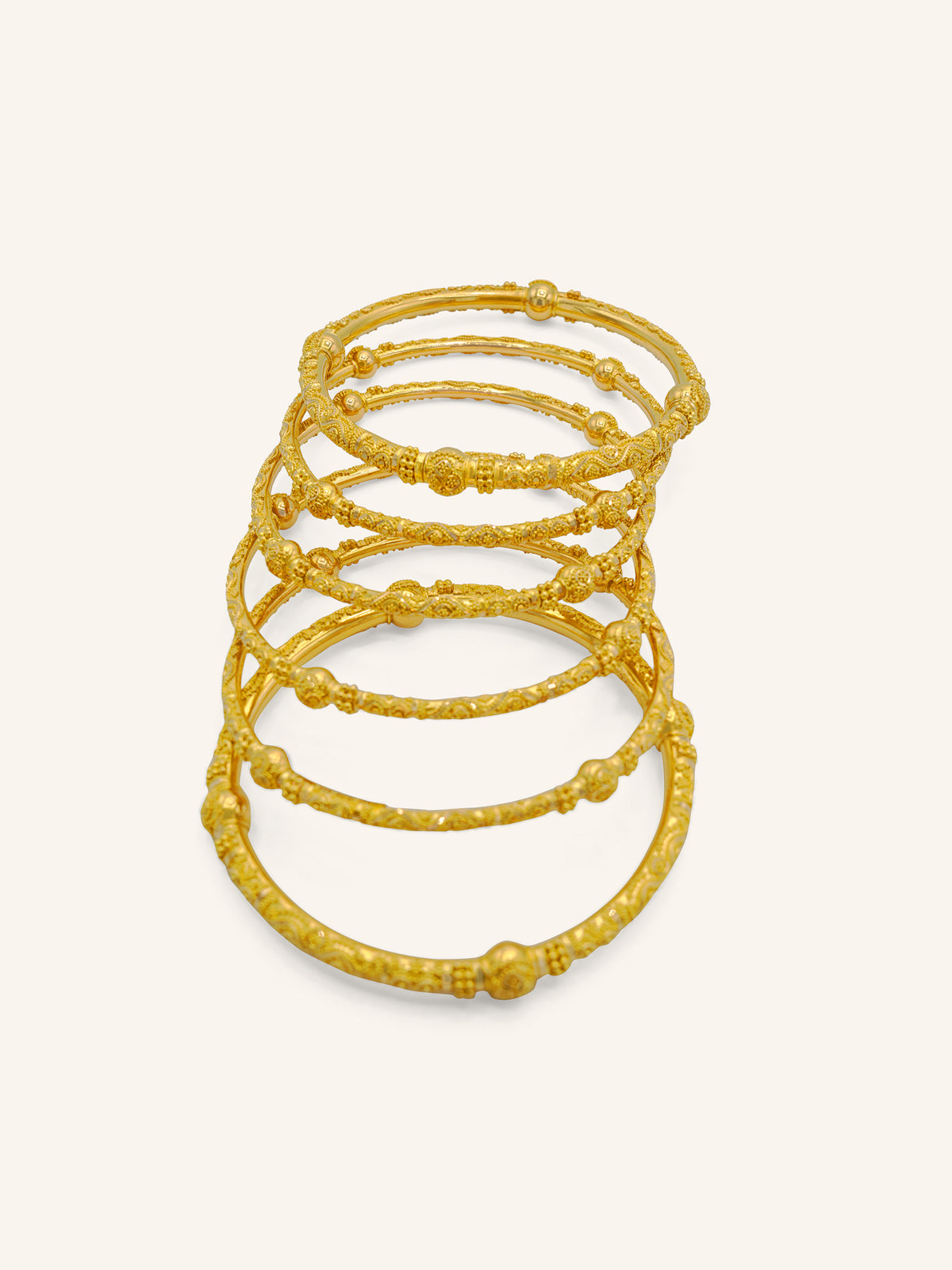 22ct Gold Bangles (6 pieces)
