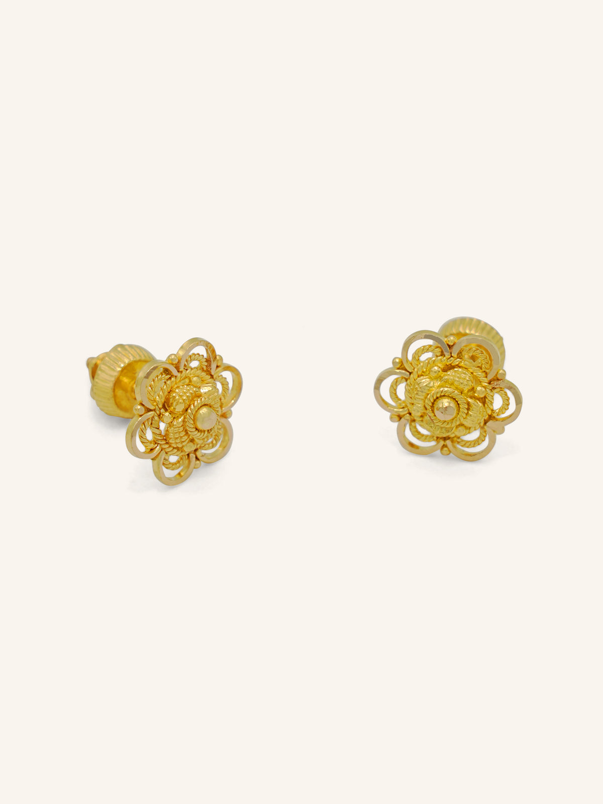 22ct Gold Stud Earrings