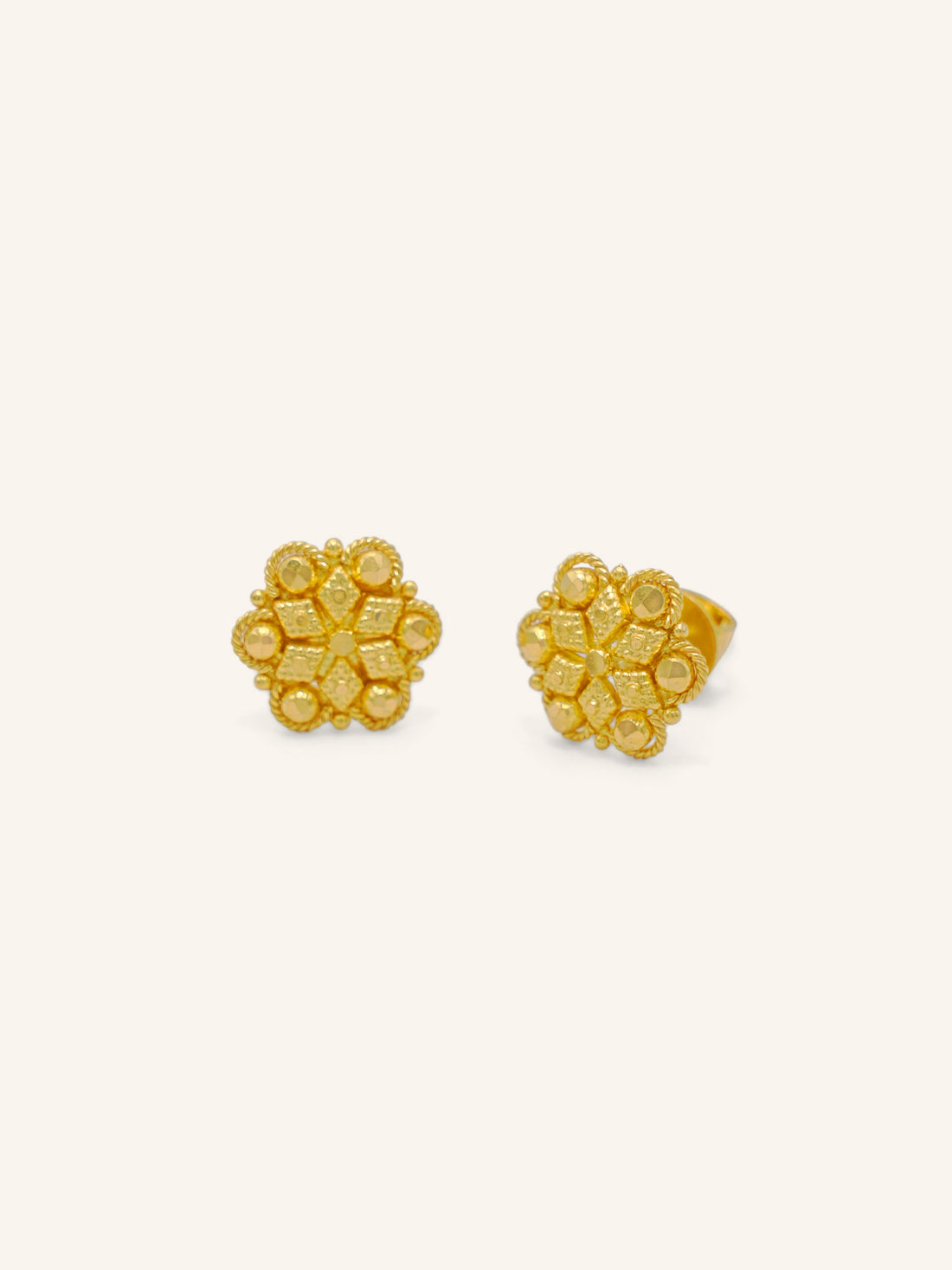 22ct Gold Stud Earrings
