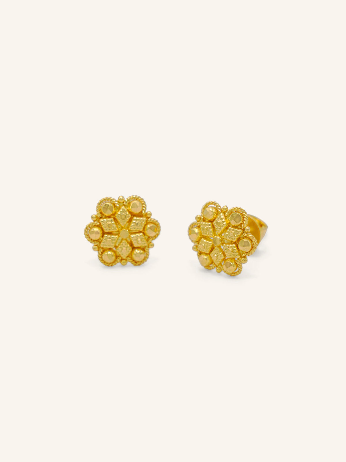 22ct Gold Stud Earrings