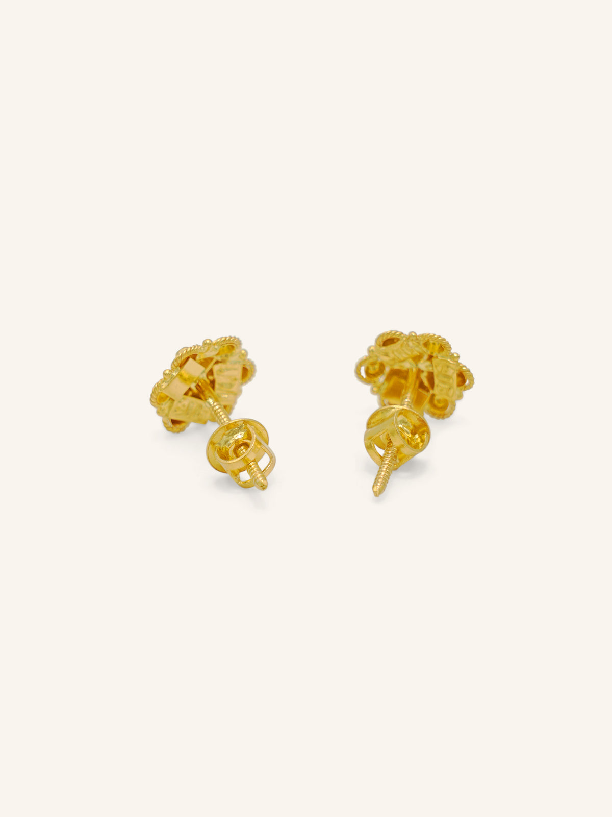 22ct Gold Stud Earrings