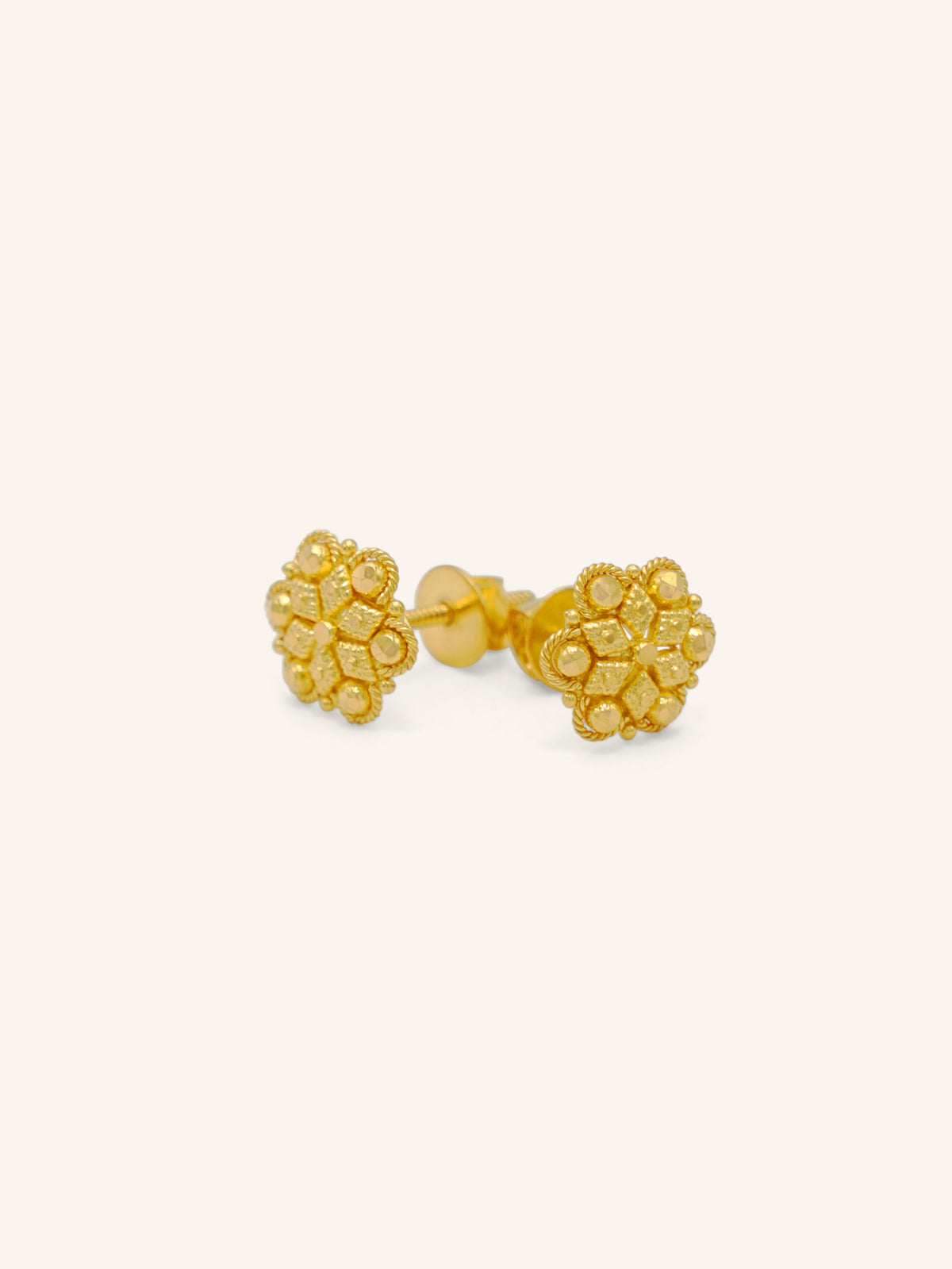 22ct Gold Stud Earrings