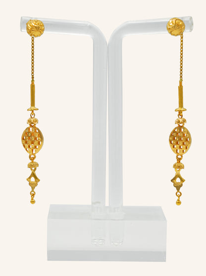 22ct Gold Drop Earring