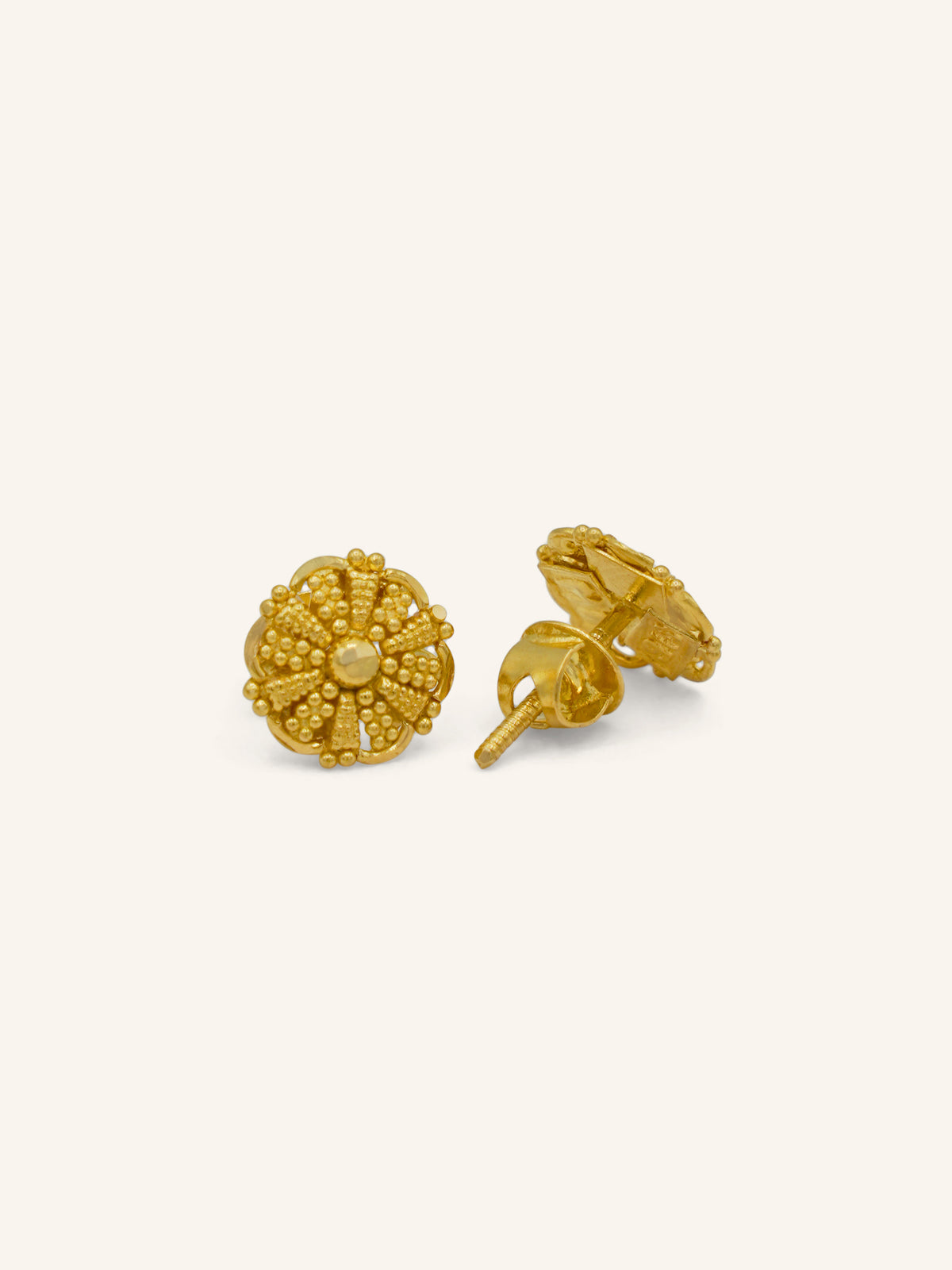 22ct Gold Stud Earrings