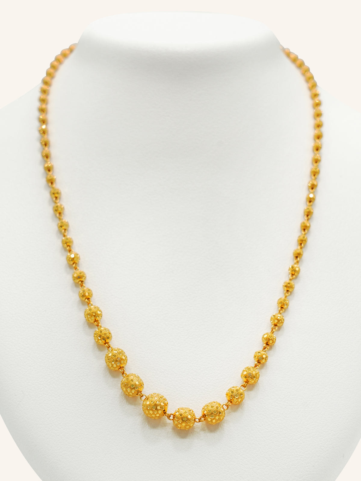 22ct Gold Ball Fancy Chain