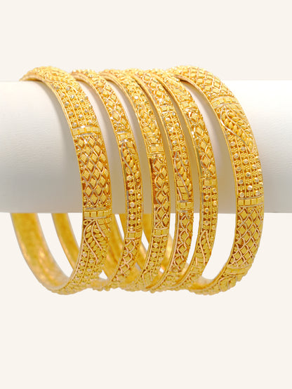 22ct Gold Bangles (6 pieces)
