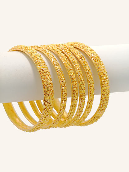 22ct Gold Bangles (6 pieces)