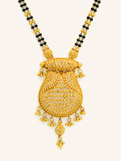 22ct Gold Two Row Mangal Sutra
