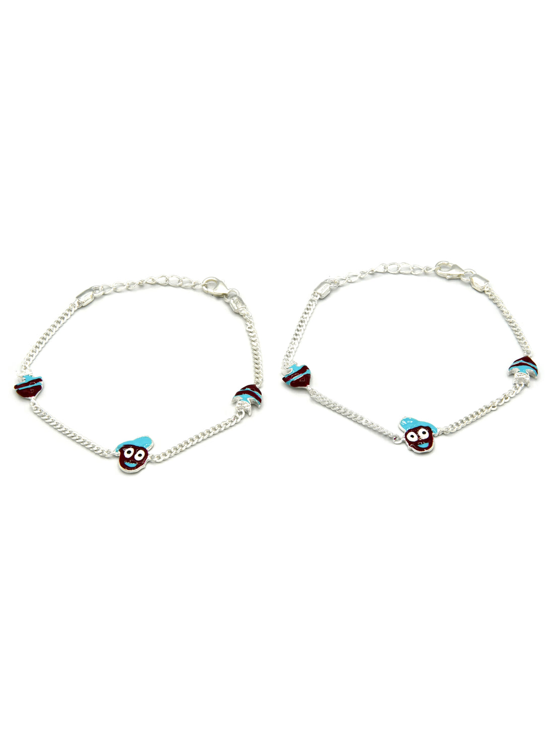 Sterling Silver 2 PC Bracelet - Roop Darshan