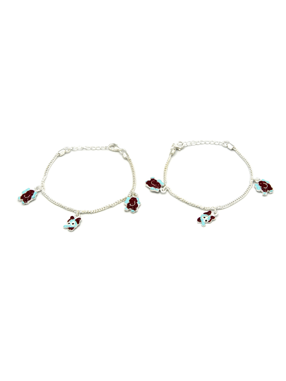 Sterling Silver 2 PC Bracelet - Roop Darshan