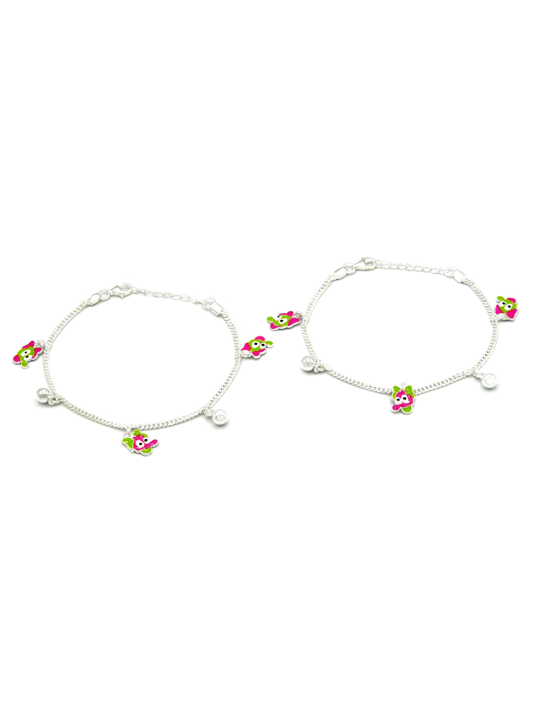 Sterling Silver 2 PC Bracelet - Roop Darshan