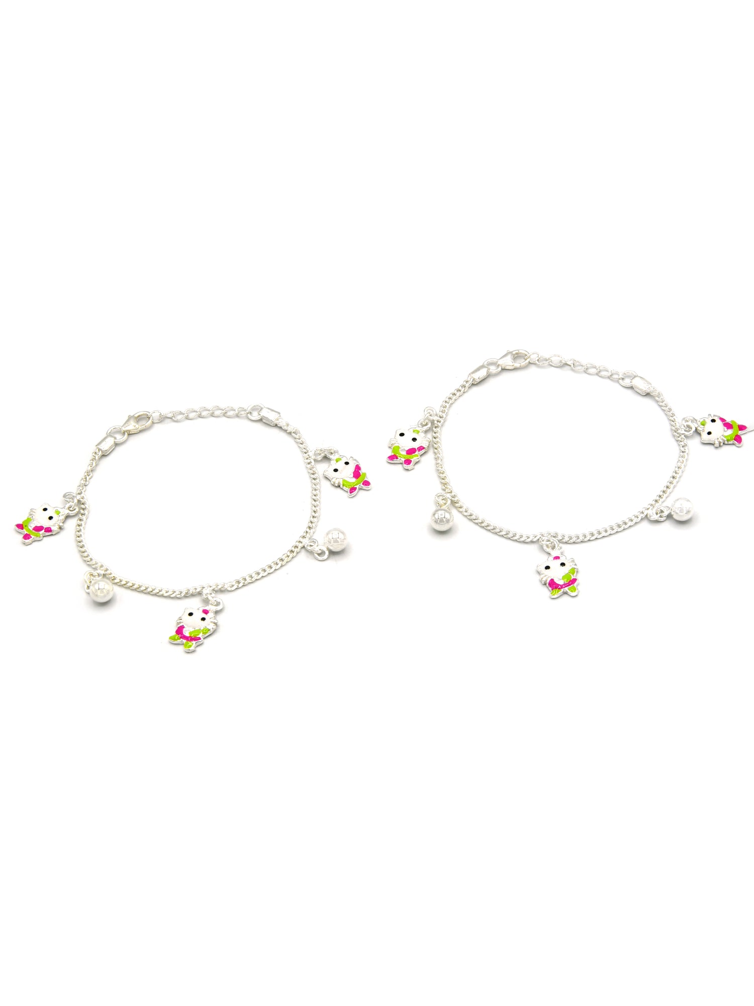 Sterling Silver 2 PC Bracelet - Roop Darshan