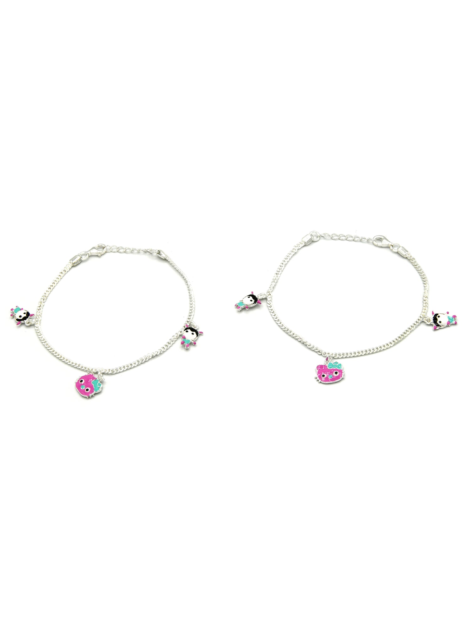 Sterling Silver 2 PC Bracelet - Roop Darshan